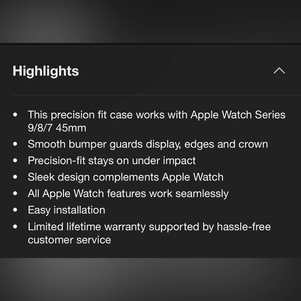 Otterbox Apple Watch Series 9/8/7 45mm Bumper Case - Pavement